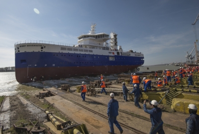 Specjalistyczny SOV zwodowany w Damen Shipyards Galati